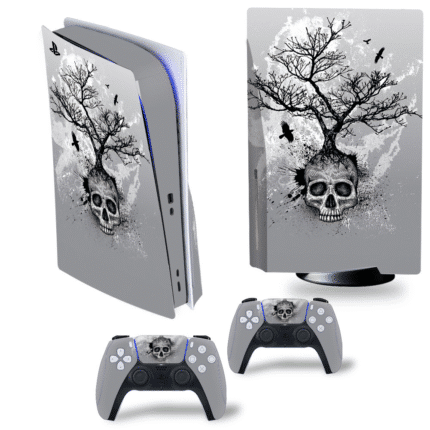 Get into the spooky spirit with this Halloween Skeleton viny